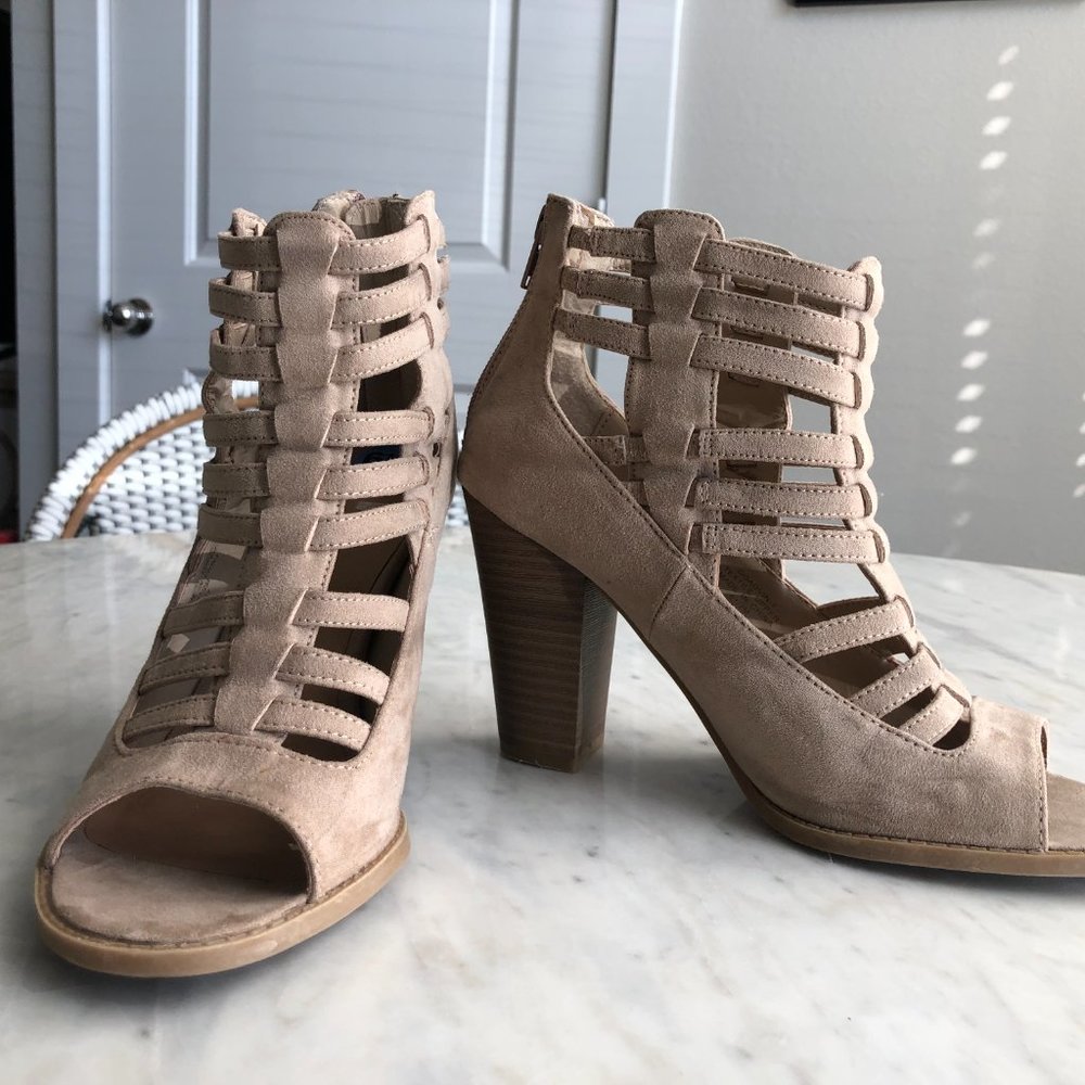 G By Guess Open Toe Ankle Boot - Size - 6 1/2 San… - image 2